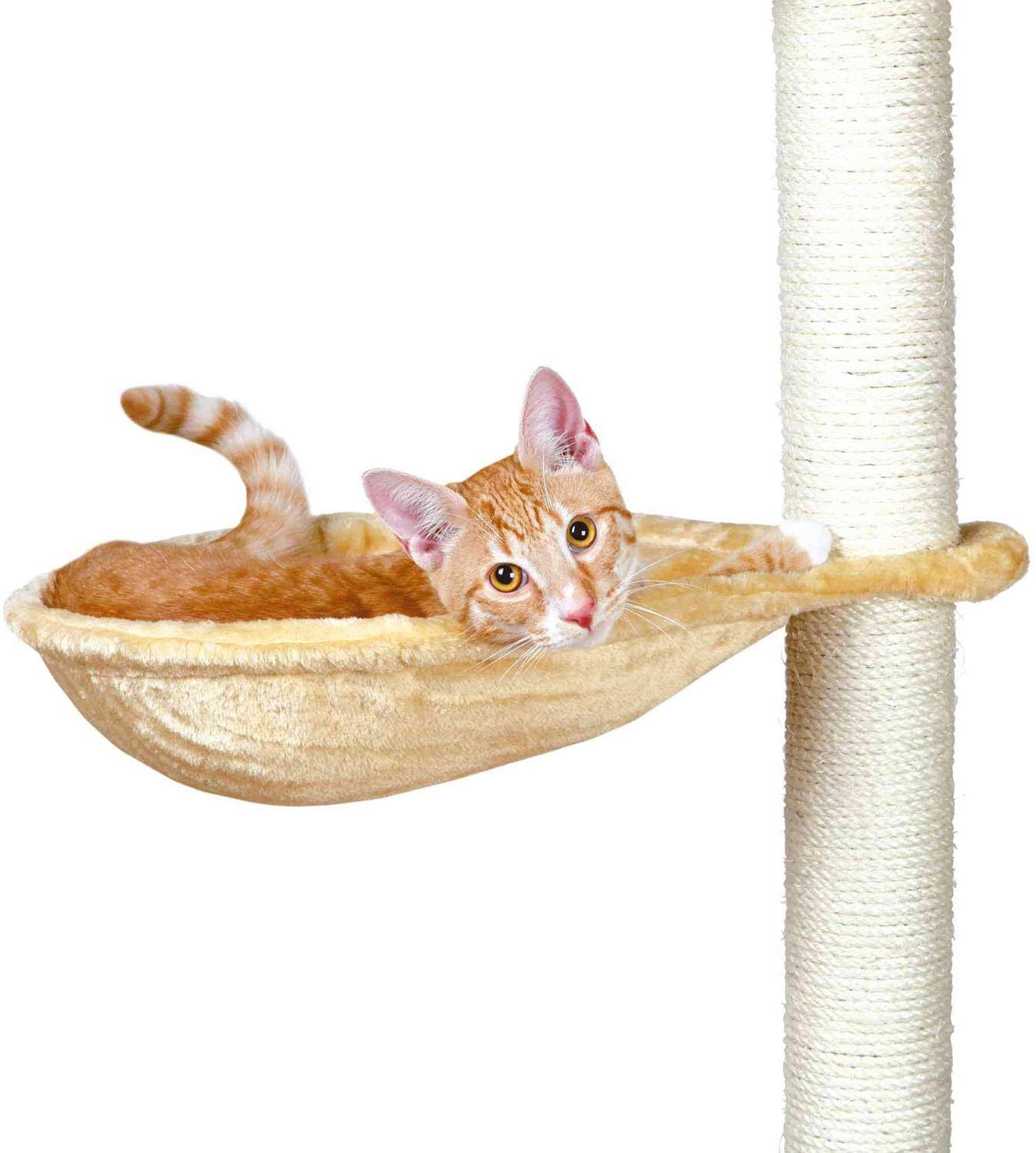 Beige Hammock Style Seat for Cat Tree Metal Frame 40cm F52125