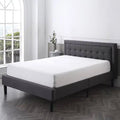 8 inch Memory Foam Mattress, King, White U7219