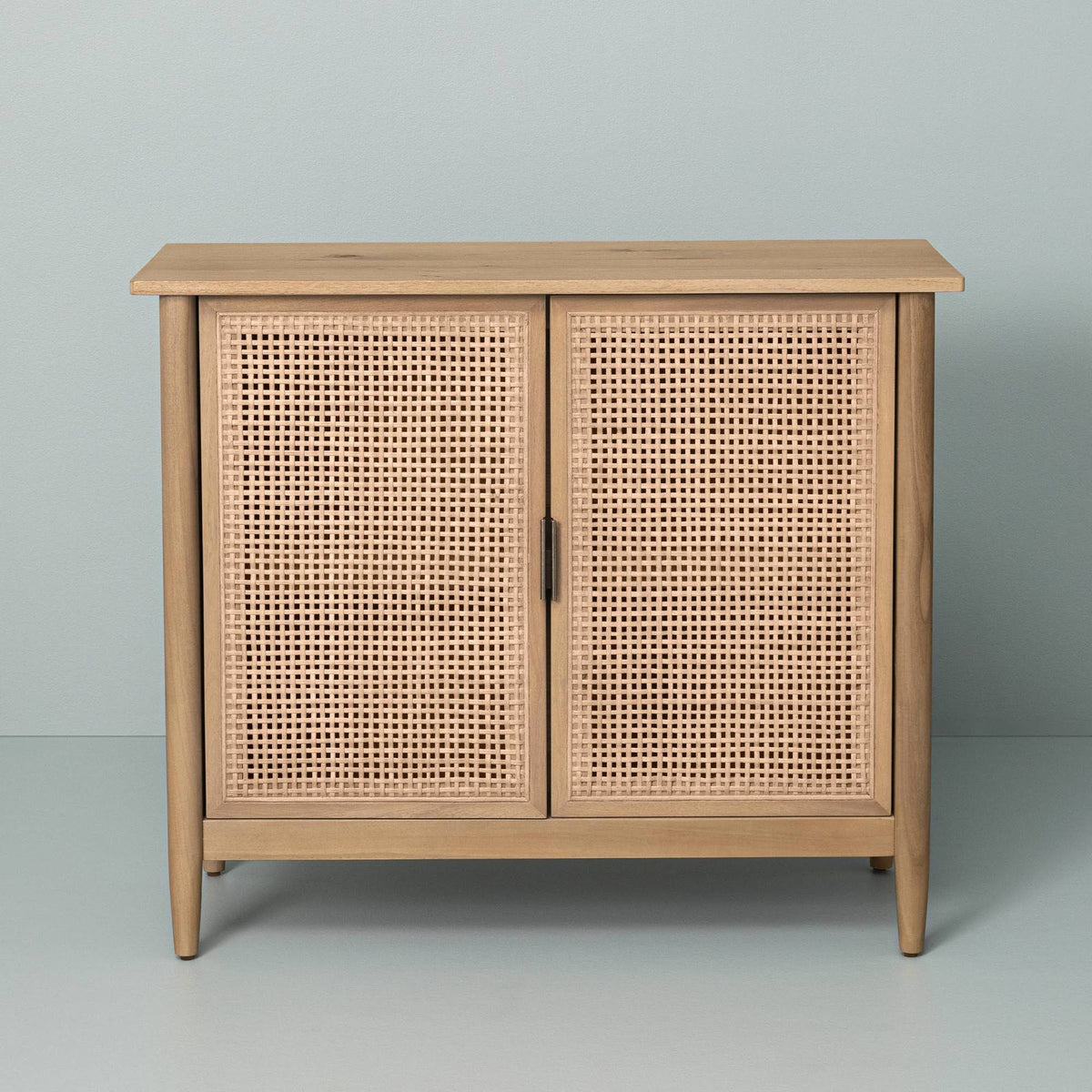 Natural Wood & Cane Cabinet B36631