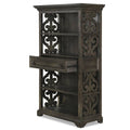 4 Shelf Bookcase in Weathered Peppercorn M8771