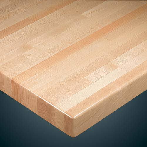Maple Wood Butcherblock Top, Natural, 24x22 Round Z4198