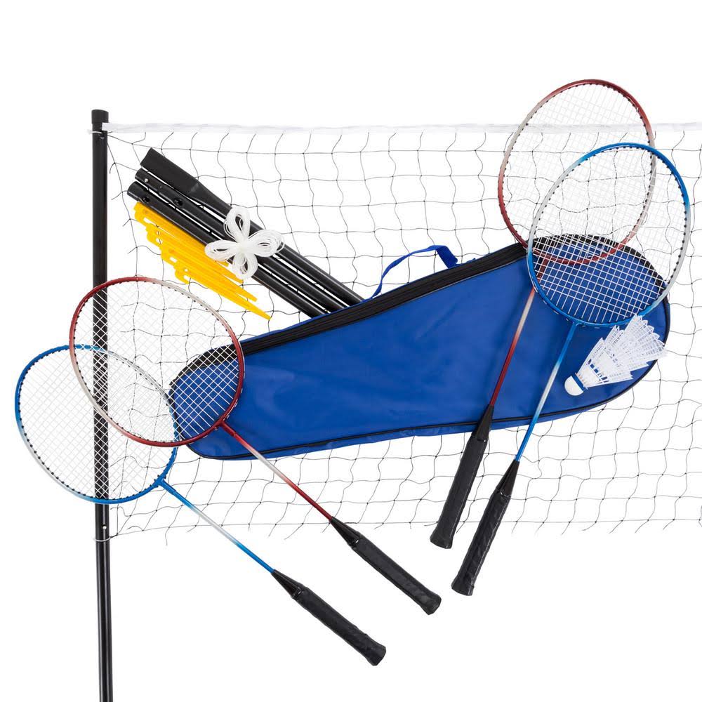 Outdoor Badminton Game Complete Set with Carrying Case X286