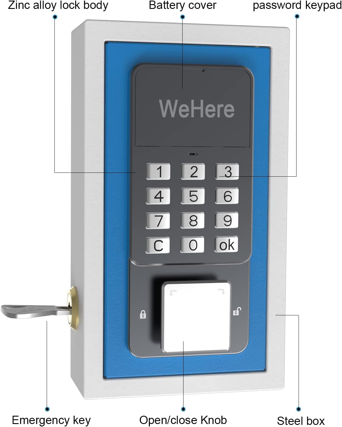 Key Lock Box Pack of 2 M7540