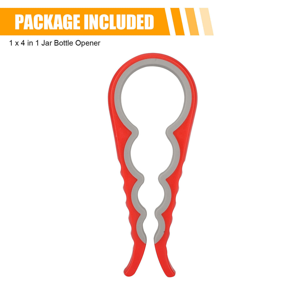 4 in 1 Bottle Jar Can Opener Twist Off Remover Tool Q715367