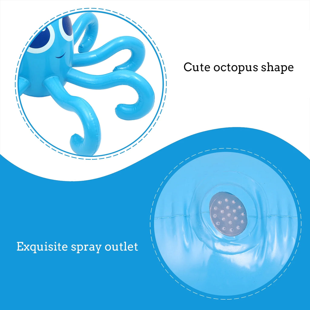 Inflatable Octopus Toy Water Park Sprinkler Plaything Children’s Toys Animal Summer Z234