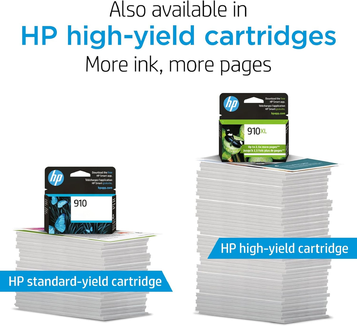 HP 910XL Black High-yield Ink Cartridge Pack of 2 T313