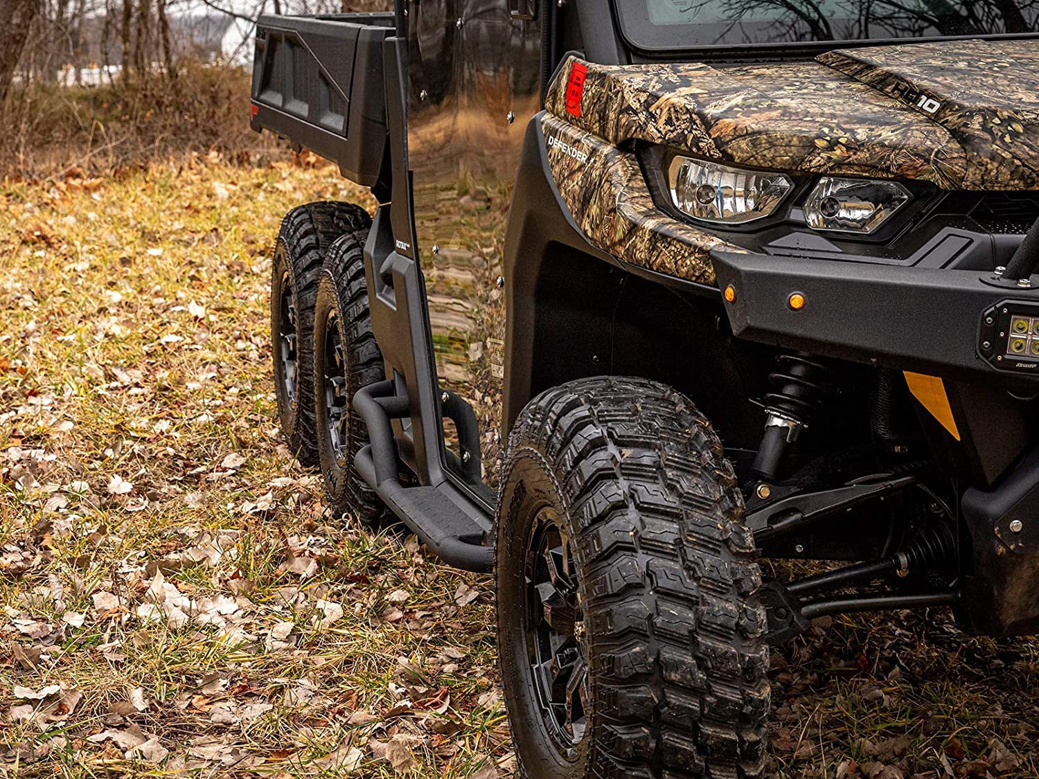 Black Nerf Bars with Steel Tubing A824