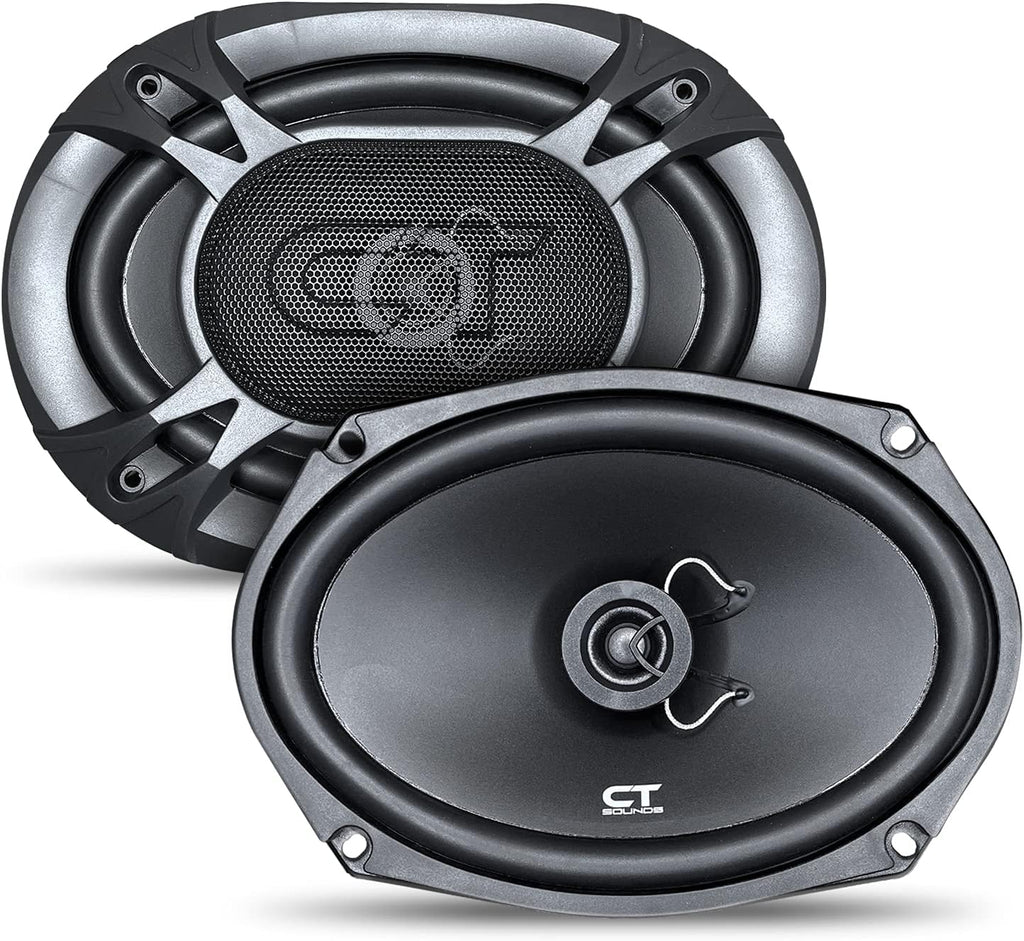 6x9 Inch Coaxial Car Speakers, 200 Watts Max, Pair T14042
