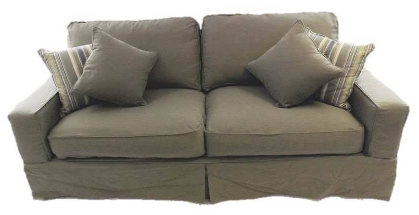 Forest Green Americana Sofa Slip Cover Set Y854926