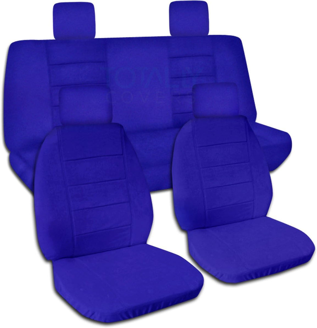 Solid Color Seat Covers Full Set Front & Rear B337