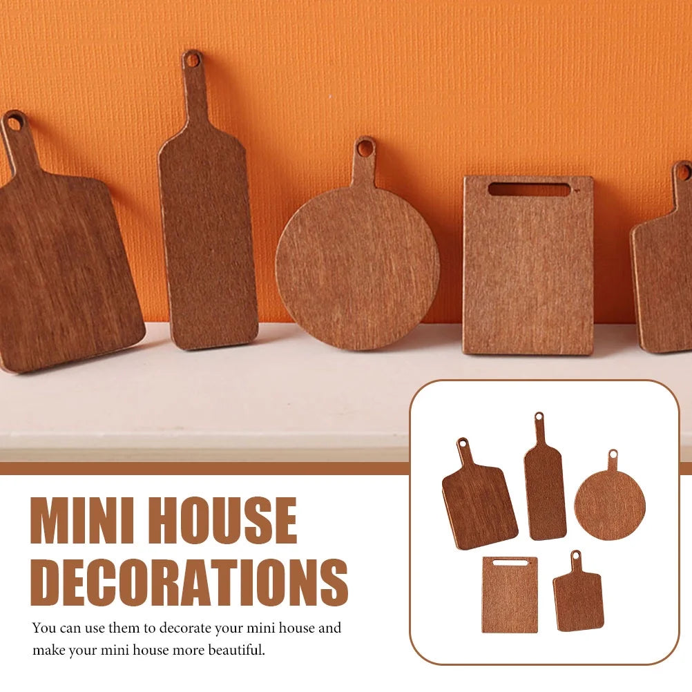 5 Pcs Wooden Pretend Play Kitchen Toys E4093