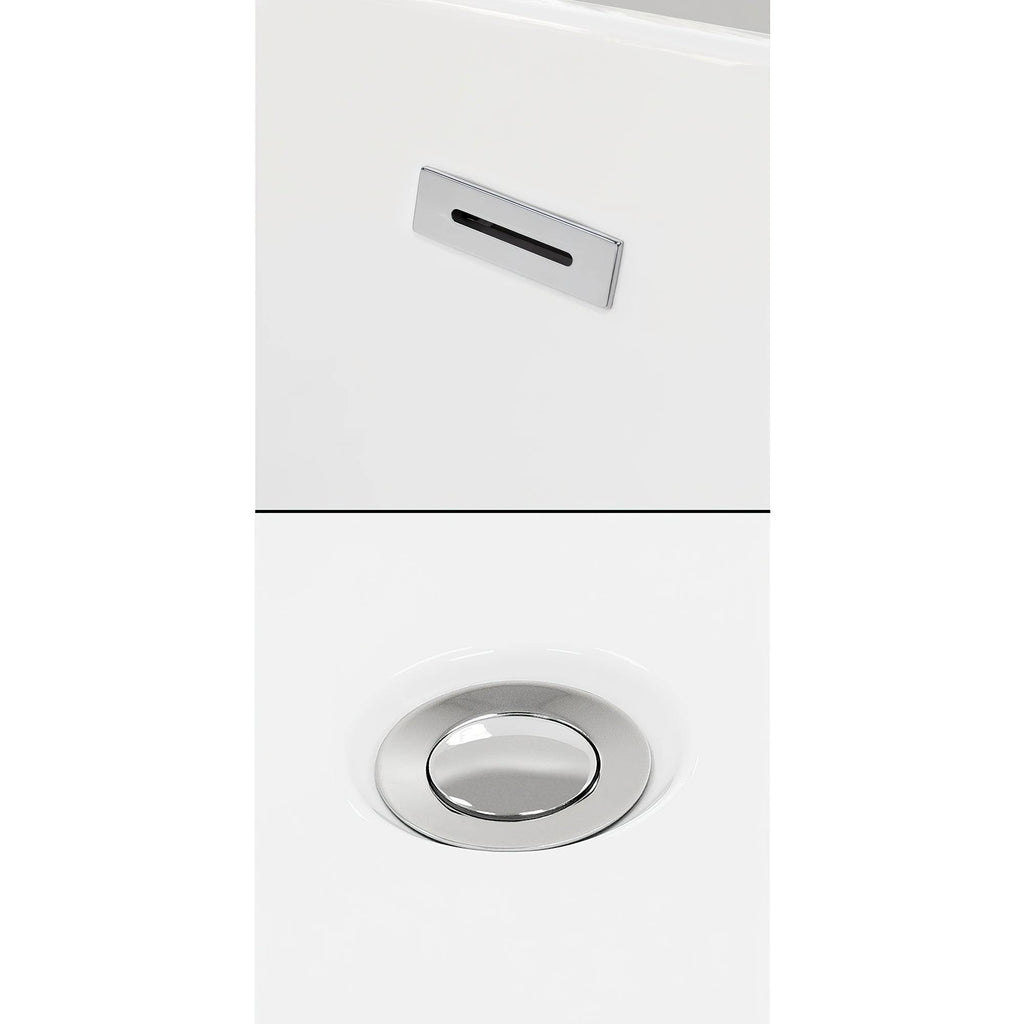 Shiny White Universal Square Bathtub Trim Kit C9879