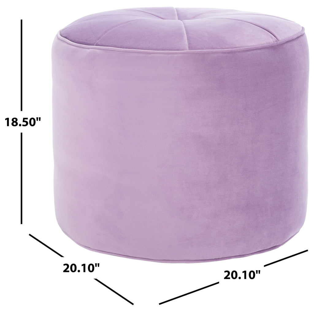 Orange Cylinder Ottoman O227