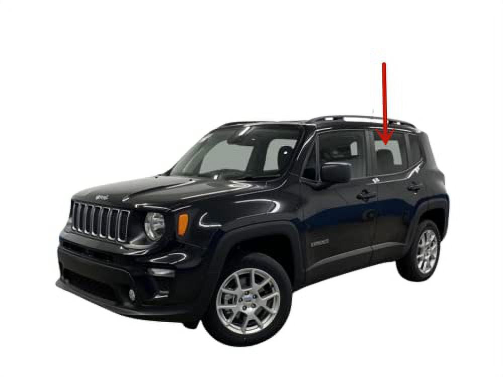 Left Side Rear Door Window Glass Compatible with Jeep Renegade 2015-2022 H97209