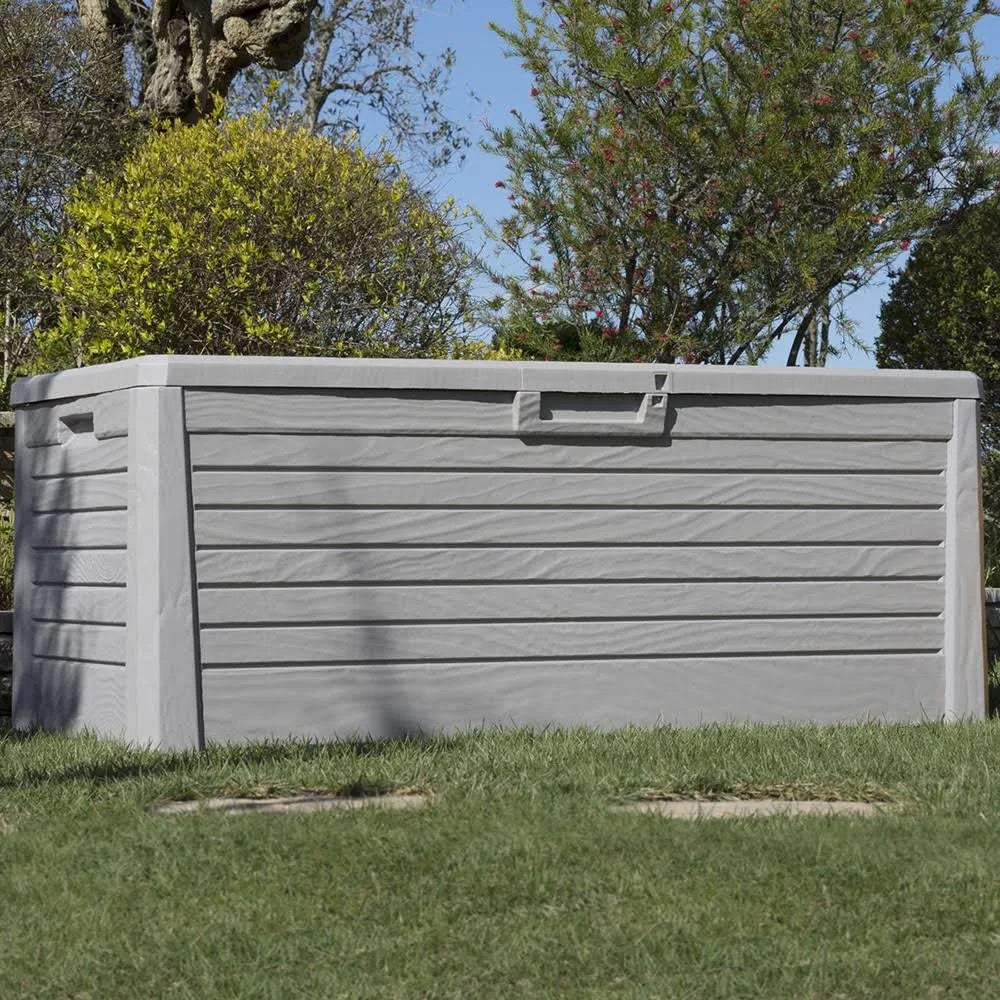Waterproof 145Gal Deck Patio Storage Box Bench W260274