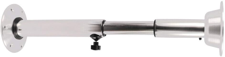 Adjustable Table Pedestal Stand 22-28 Inch Aluminum Finish Removable Q2899