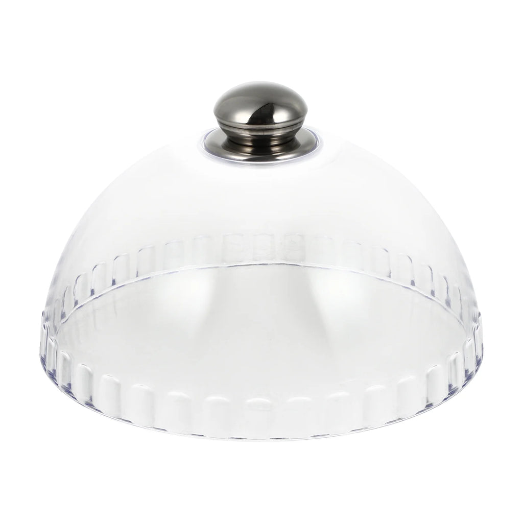 Transparent Dessert Cover Dome with Glass Stand Q885