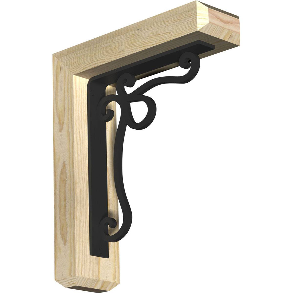 Douglas Fir Iron Bracket X720093