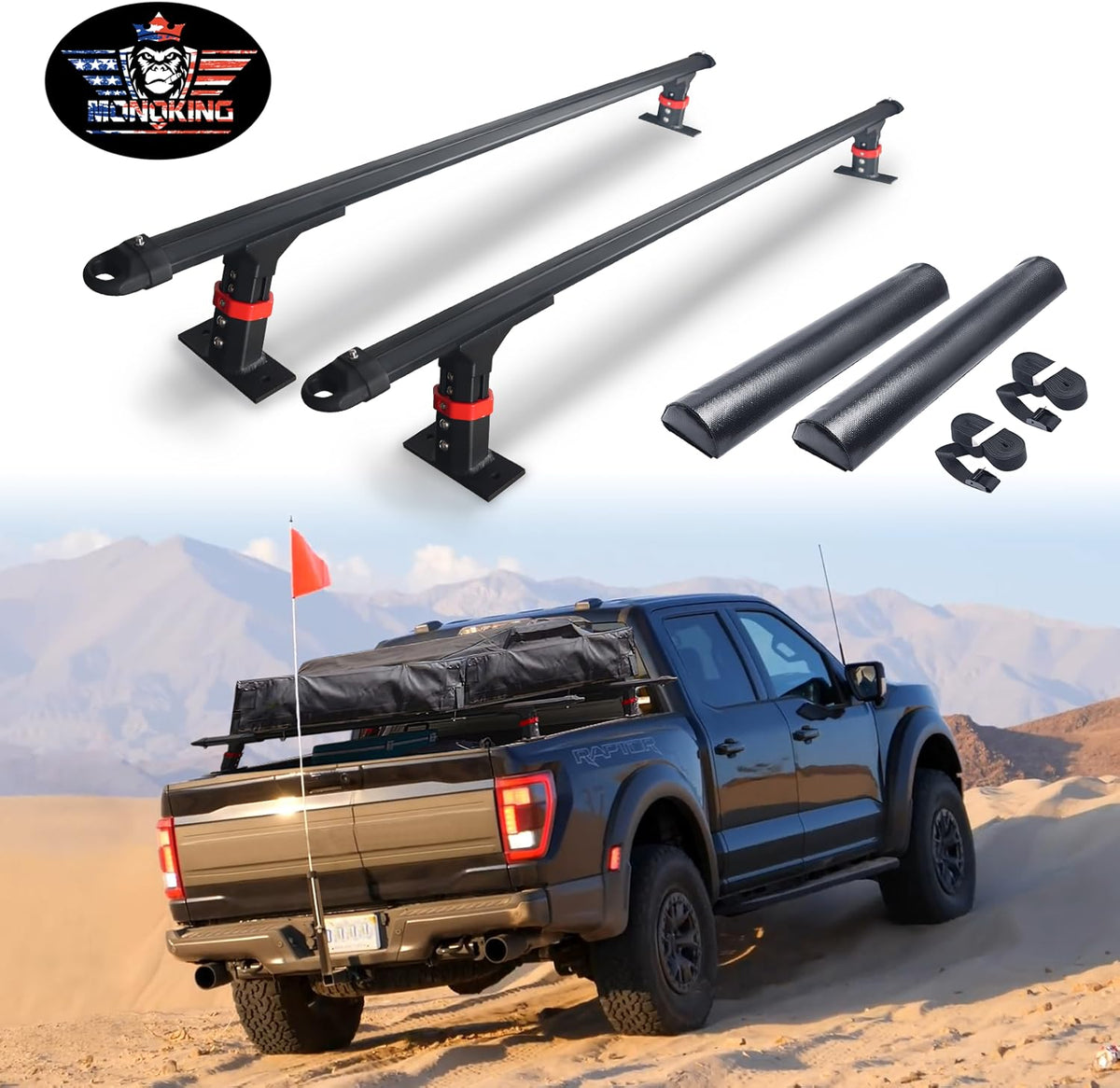 Truck Bed Racks Low Profile Adjustable Height Heavy Duty X651