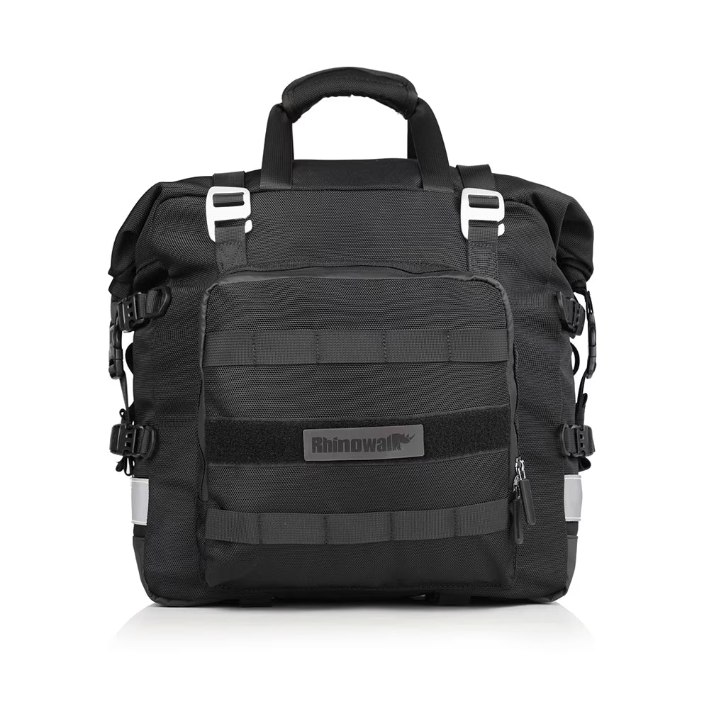 Polyester Motorcycle Side Saddle Bag 20L with Removable Waterproof Inner Bag Z397