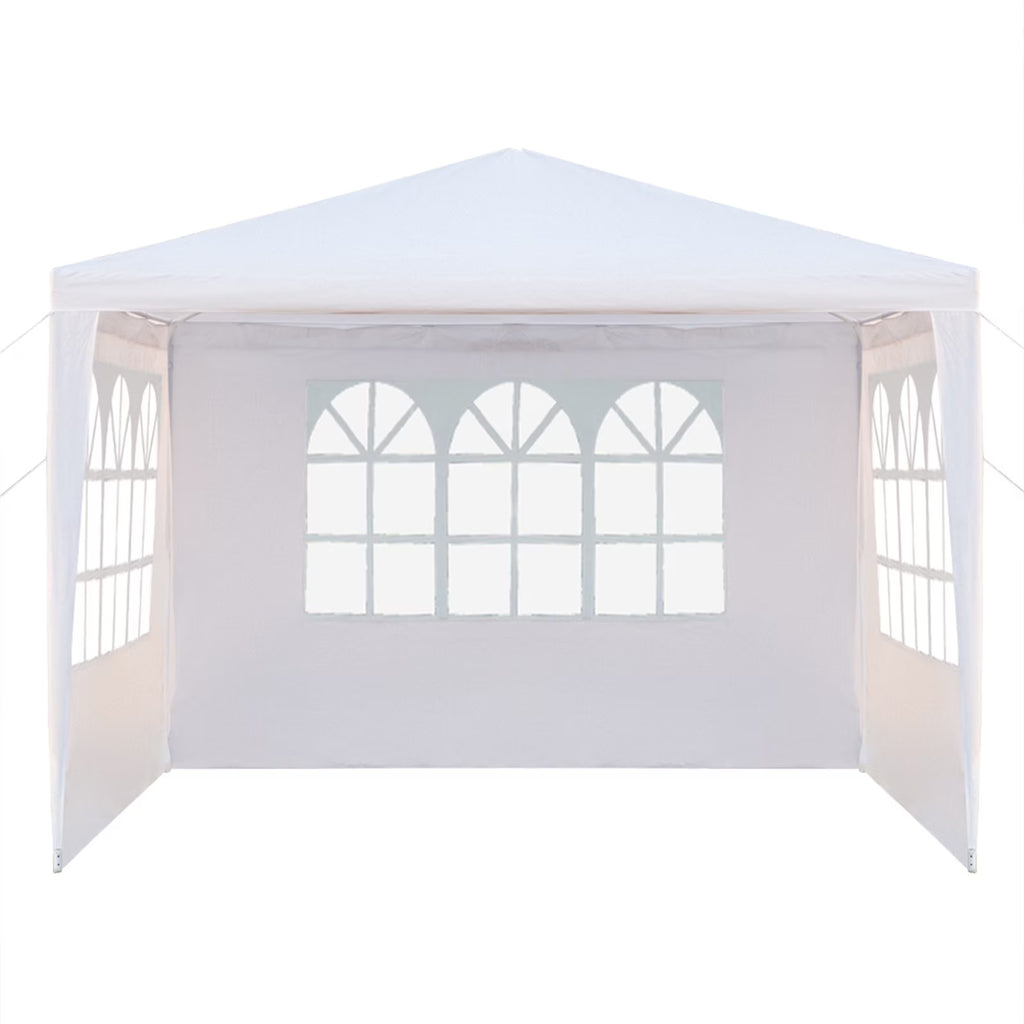 Portable Waterproof Tent (10 x 10 x 8.5)" / (300 x 300 x 260)cm White V580317