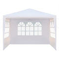 Portable Waterproof Tent (10 x 10 x 8.5)" / (300 x 300 x 260)cm White V580317