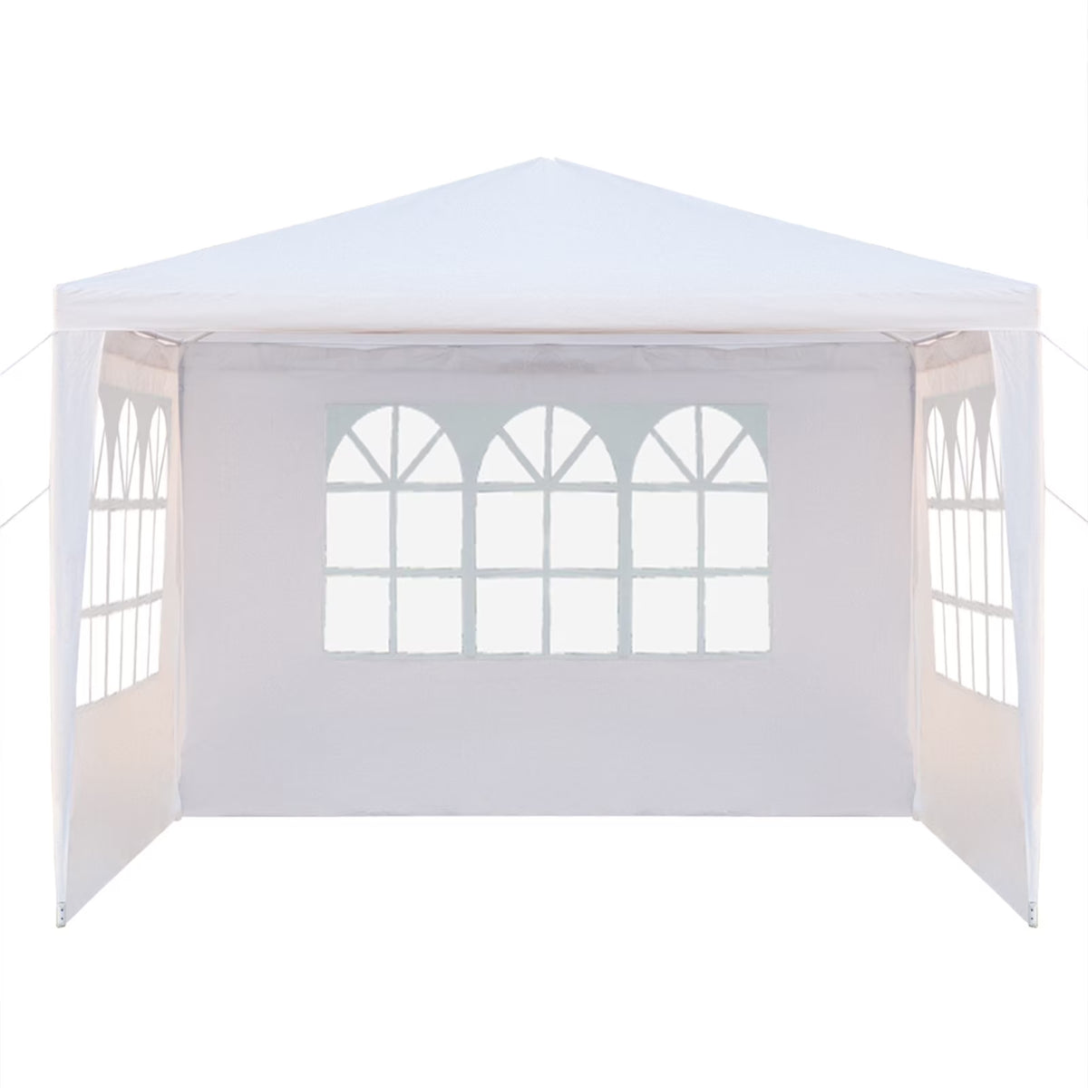 Portable Waterproof Tent (10 x 10 x 8.5)" / (300 x 300 x 260)cm White V580317