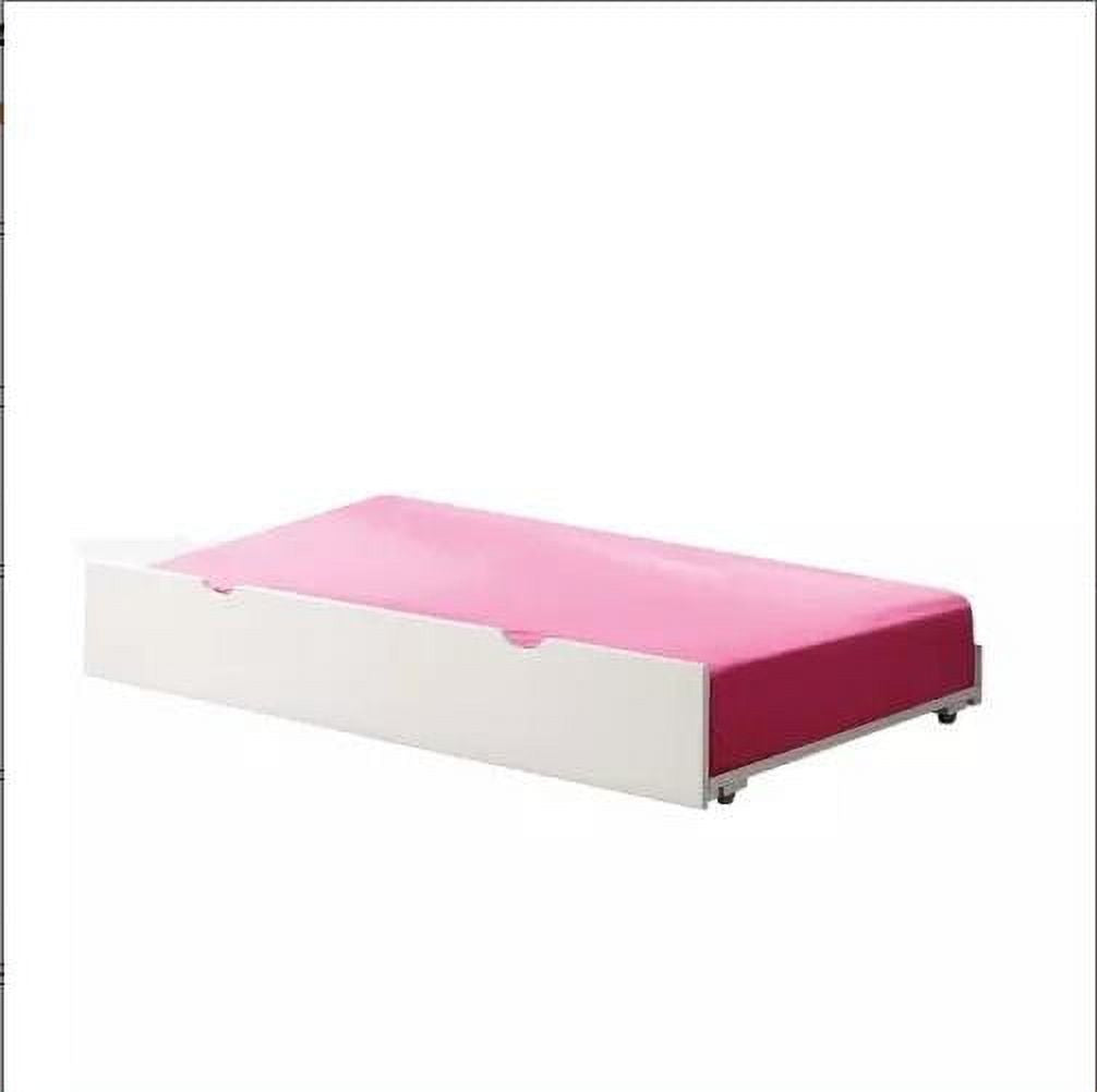 White Twin Trundle with Pull Down Bed B2308