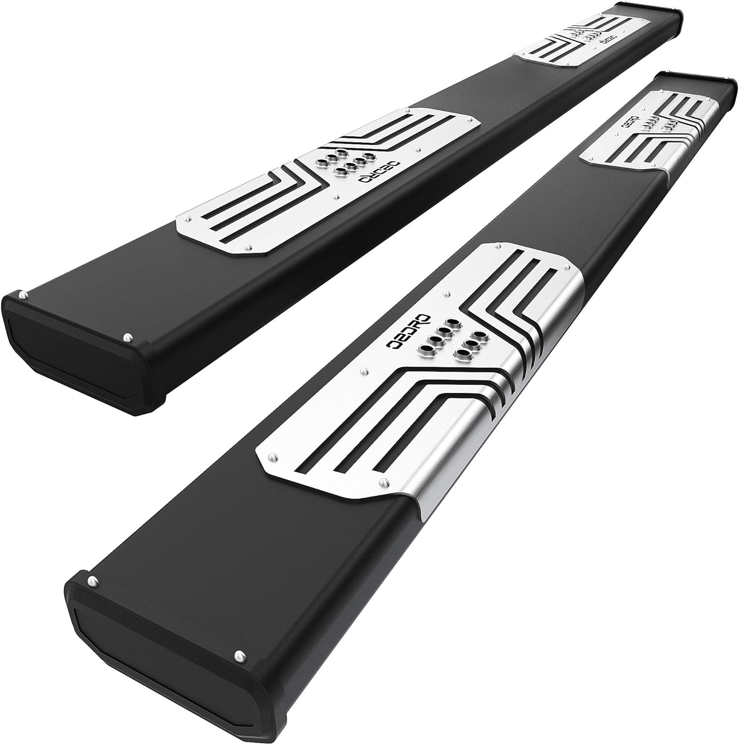 Silver Textured Aluminum Alloy Side Step Nerf Bars W342
