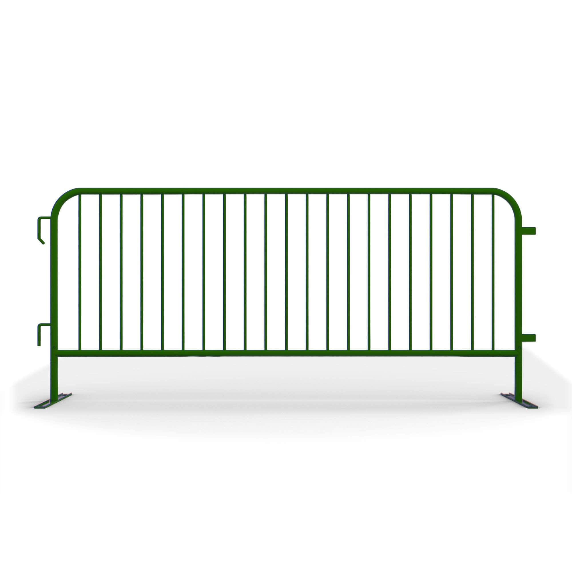 Galvanized Steel 8 ft Heavy Duty Interlocking Barricade E537