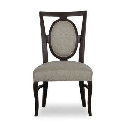 Alabaster/Hazelnut King Louis Back Side Chair U488