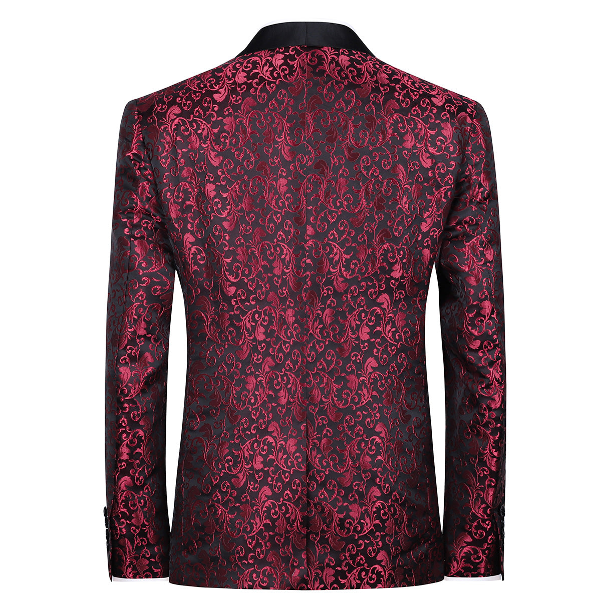 Floral Blazer with Notched Lapel V9322