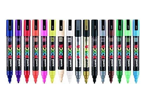 2.5 mm Bullet Tip Waterbased Paint Marker (Pack of 16) N259