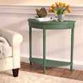 Antique Teal Console Table I81342