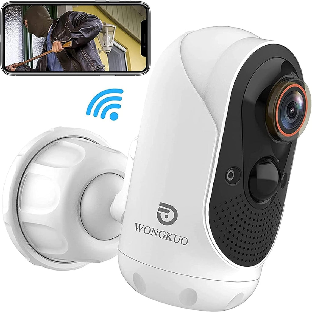 Solar Security Camera Outdoor 170 Degree Wide View Night Vision Motion Sensor 2-Way Talk Waterproof A926447