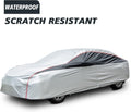 Waterproof All Weather Full Exterior Car Cover with Zipper for Sedan F26013