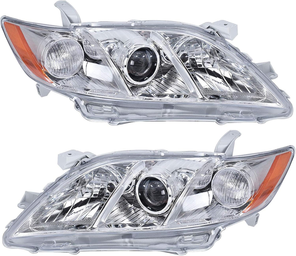 Headlight Headlamp Assembly with Amber Corner for 2007-2009 Toyota Camry P52359