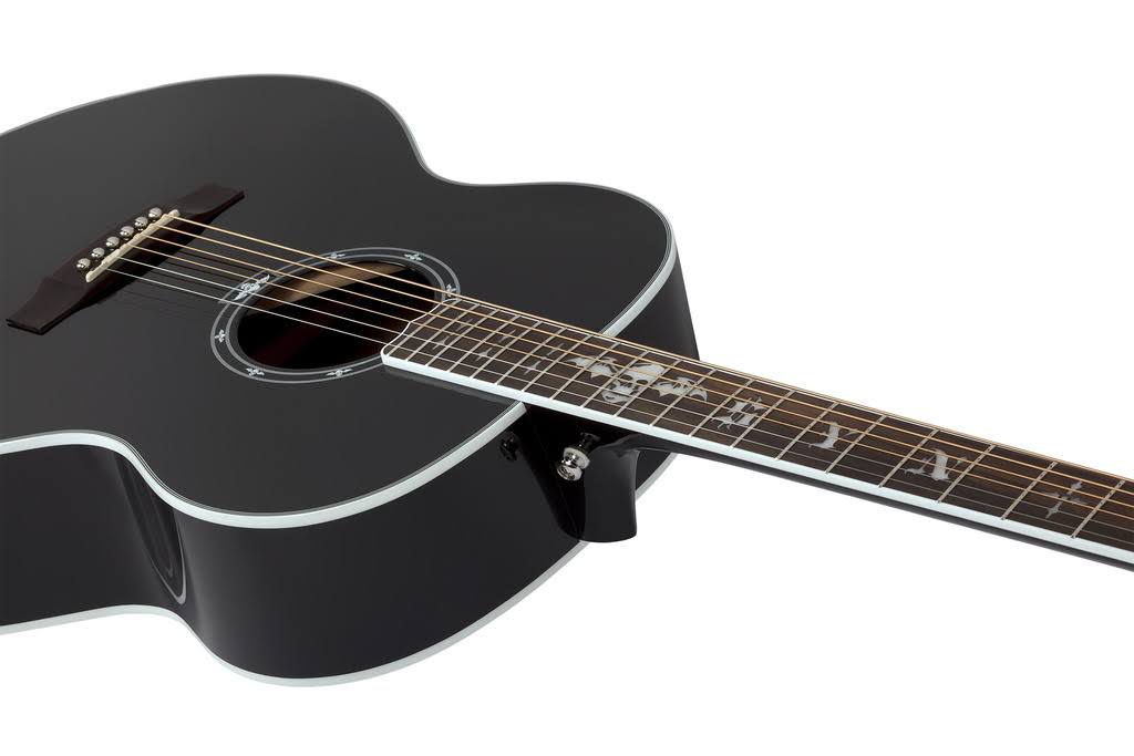 Gloss Black Acoustic Guitar D693
