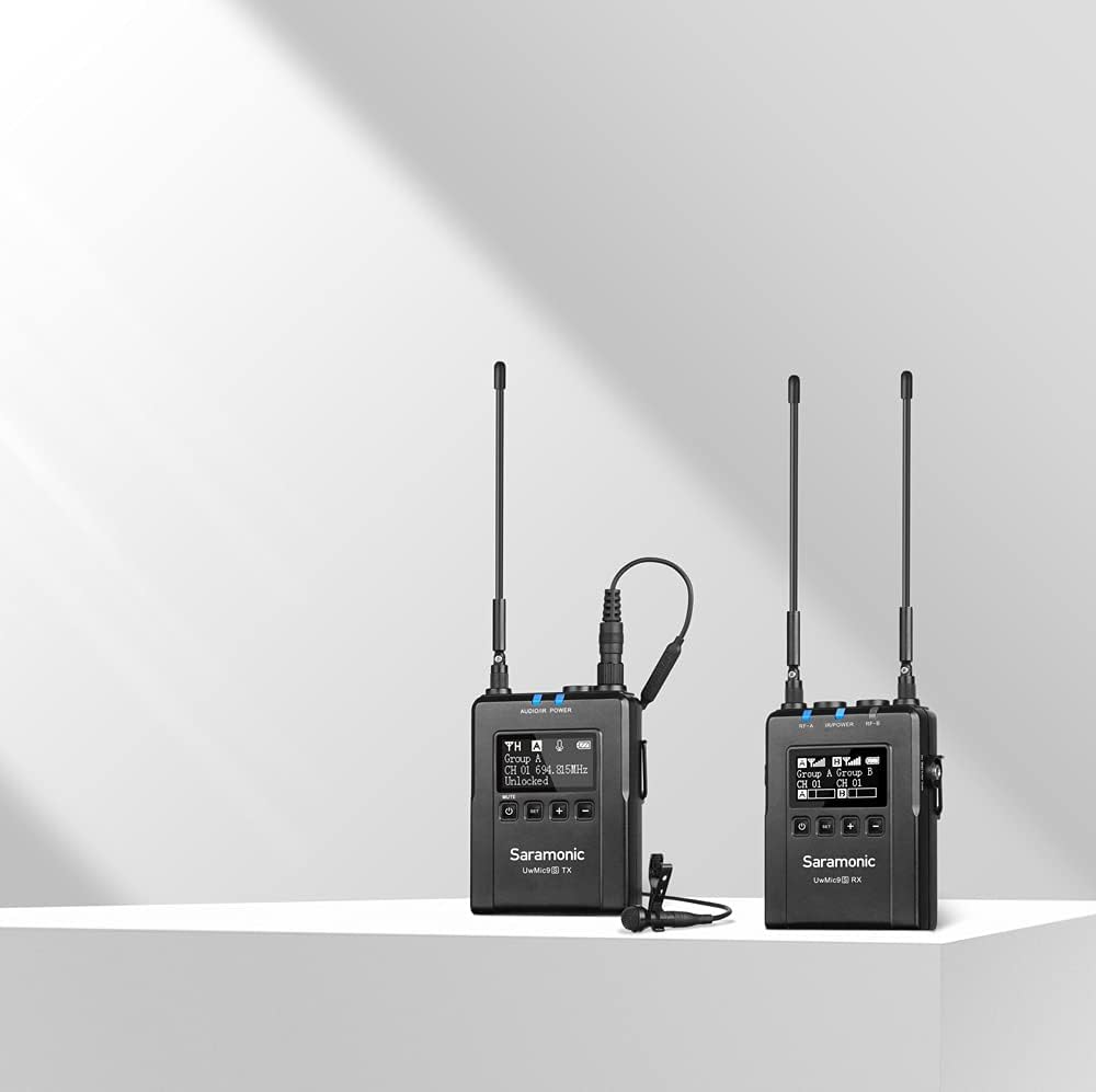 UHF Lavalier System with Dual-Channel Receiver and Hard Case H218