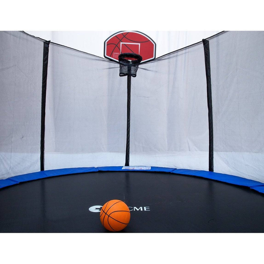 Net Ladder Basketball Hoop 8& Round Trampoline with Safety Enclosure K126118