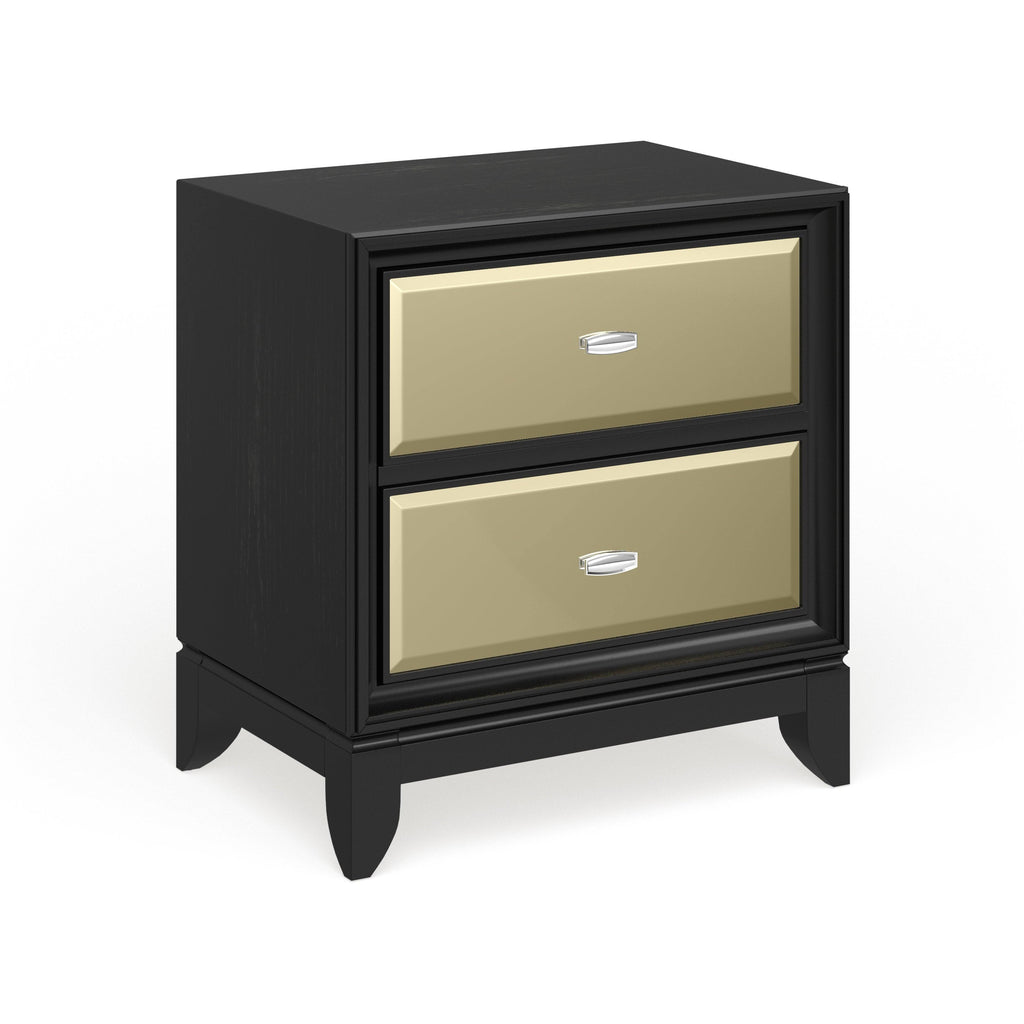 Silver-Tinted Nightstand D18761
