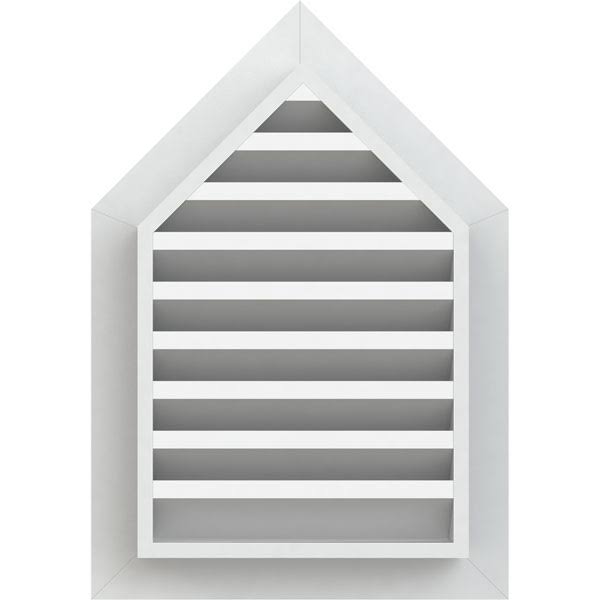 PVC Gable Vent B8915