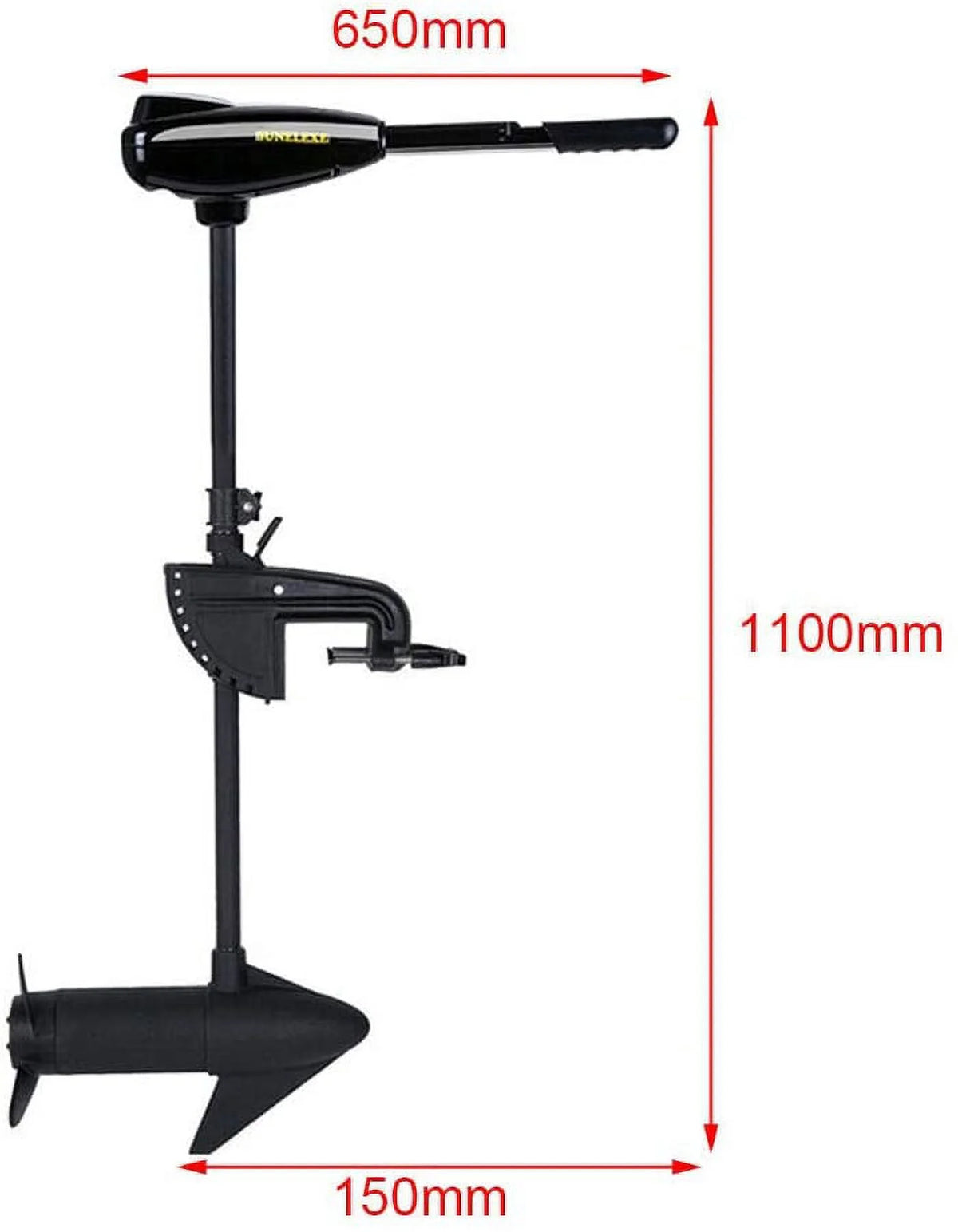 12V 58LBS Electric Trolling Motor Outboard Engine A39768