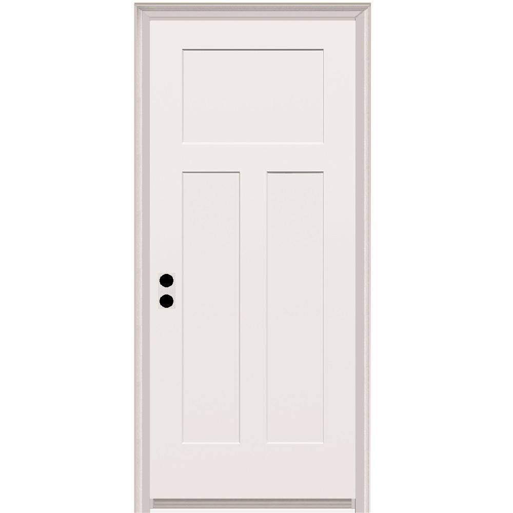 32 in. x 80 in. Primed Composite Fire-Rated Single Prehung Interior Door S14135