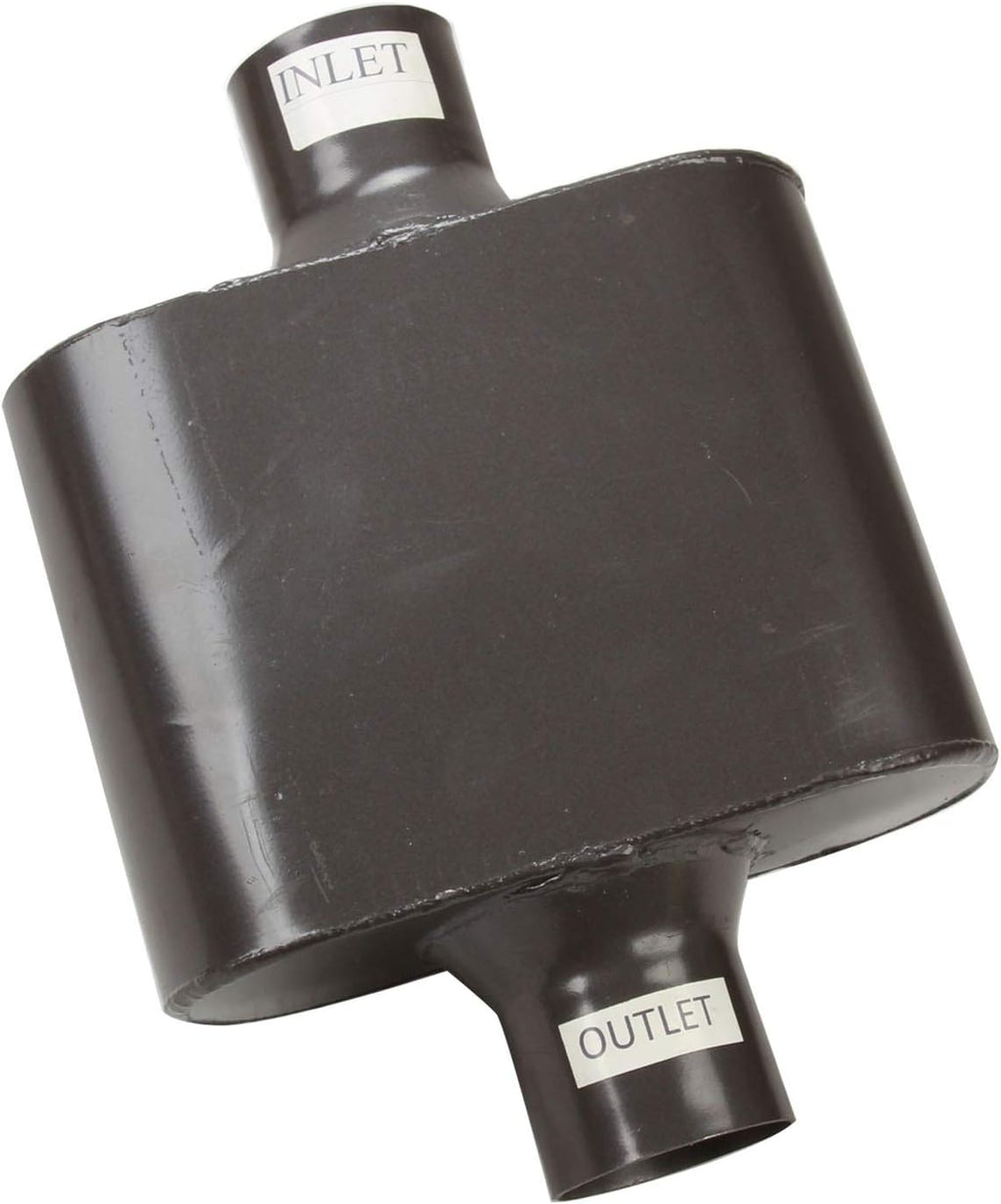 Pair of Single Chamber Performance Race Muffler 2.5 Inch Center Universal Pack of 2 L849394