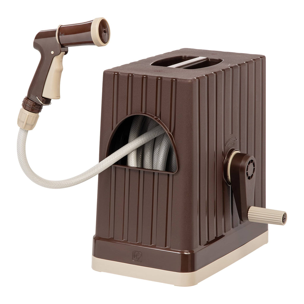 65.61 ft Hose Reel with Nozzle Brown L190