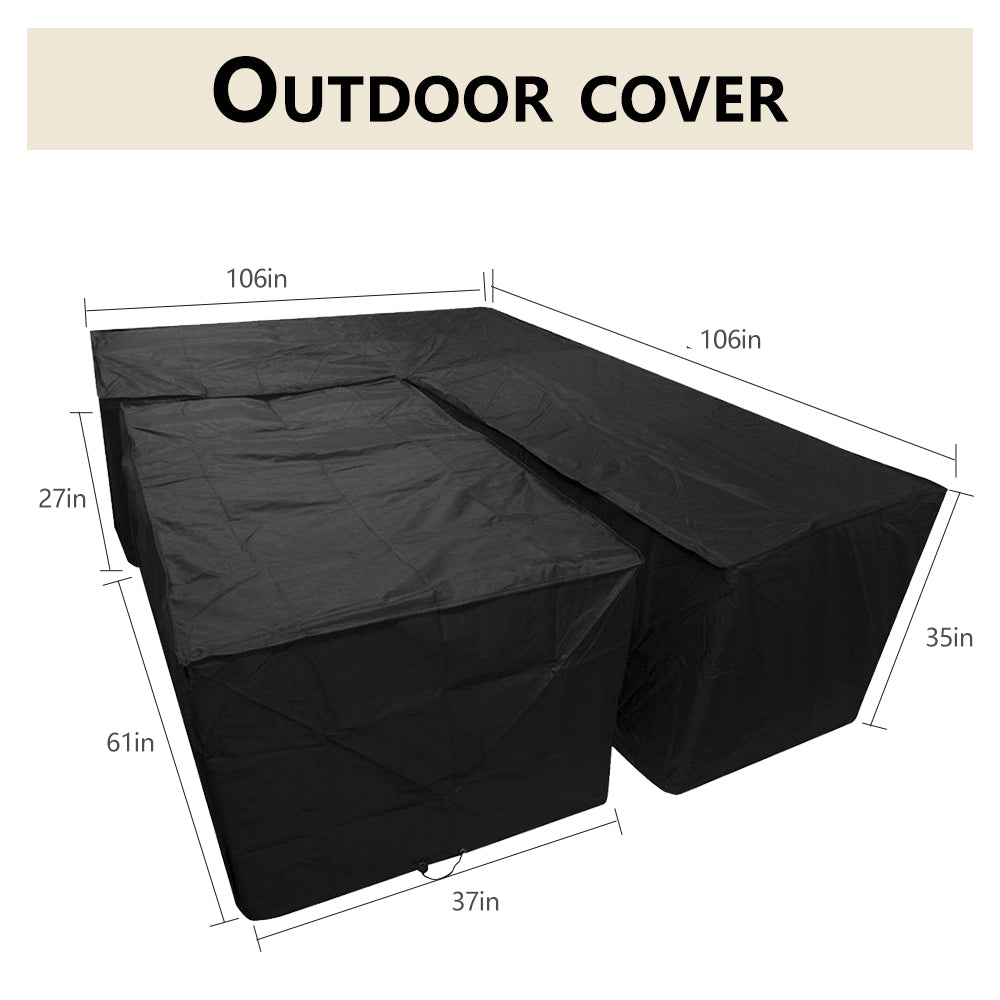 Patio Waterproof Outdoor Furniture Sofa Protector with Storage Bag K247