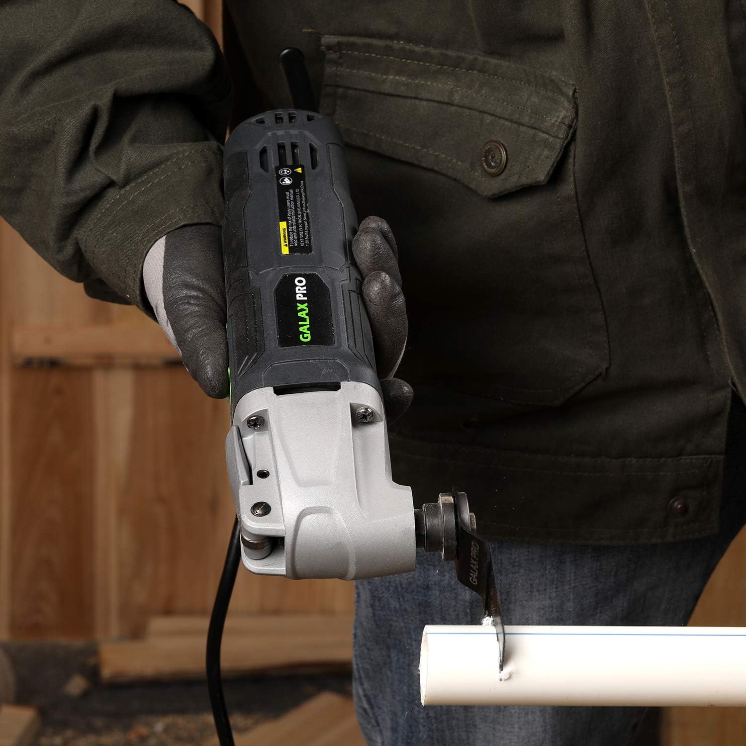 2.4Amp 6 Variable Speed Oscillating Multi-Tool Kit with 28pcs Accessories and Carry Bag G12321