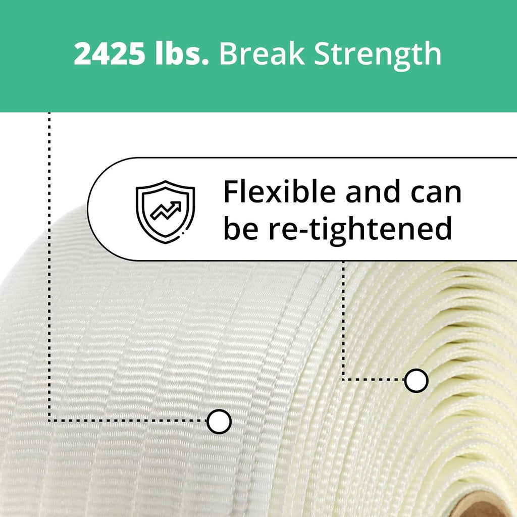 White Poly Cord Strapping Roll R791924