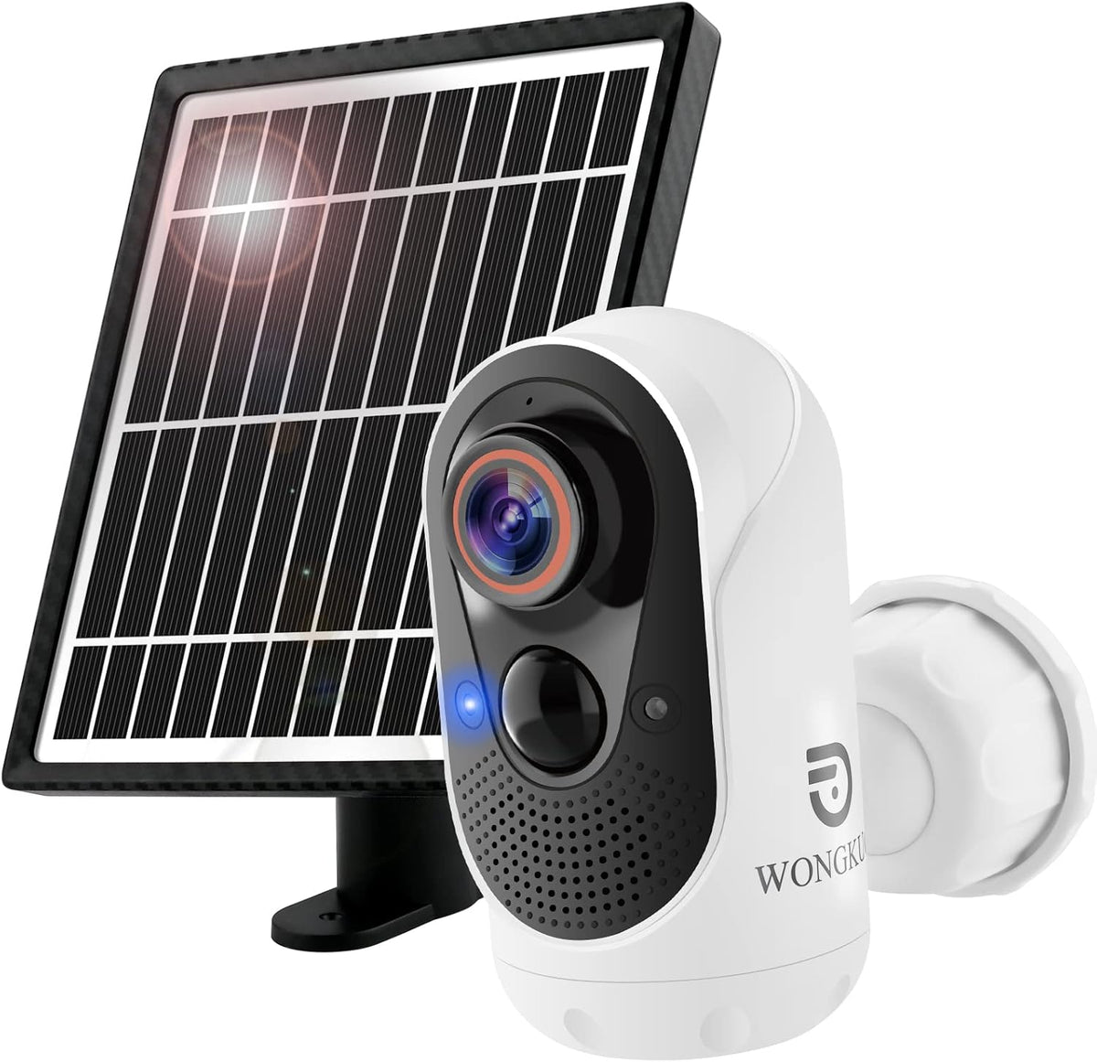 Solar Security Camera Outdoor 170 Degree Wide View Night Vision Motion Sensor 2-Way Talk Waterproof A926447